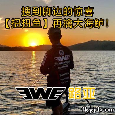 EWE路亚 搜到脚边的惊喜，【扭扭鱼】再擒大海鲈！