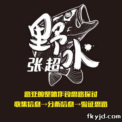 野水张超 路亚的整体作钓思路探讨 收集信息→分析信息→验证思路​